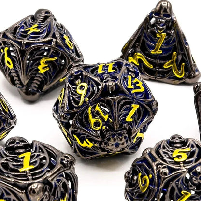 Soulrend | Hollow Metal Dice | 7 Piece Set