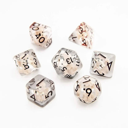 Cute Dogs | Soft Edge Dice | Resin | 7 Piece Set