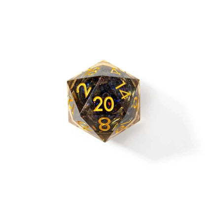 Watcher's Ring | 33mm D20 | Oversized Liquid Core Dice | Single Dice