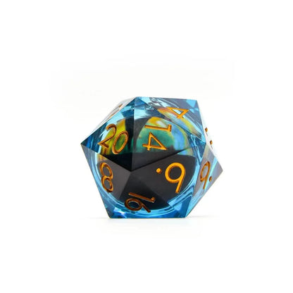 Eye of Destiny | 33mm D20 | Oversized Liquid Core Dice | Single Dice