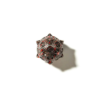 Bloody Mace | Solid Metal Dice | 7 Piece Set
