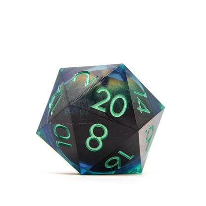 Eye of Vengeance | 50mm D20 | Oversized Liquid Core Dice | Single Dice