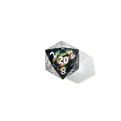 Eye of Venom | Liquid Core Dice | Resin | 7 Piece Set