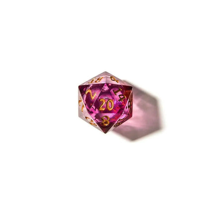 Summer Wine | Liquid Core Dice | Resin | 7 Piece Set