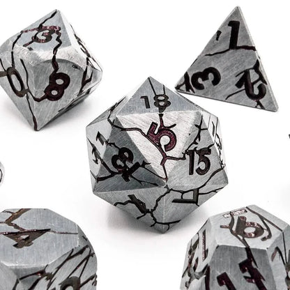 Ancient Arcane | Solid Metal Dice | 7 Piece Set