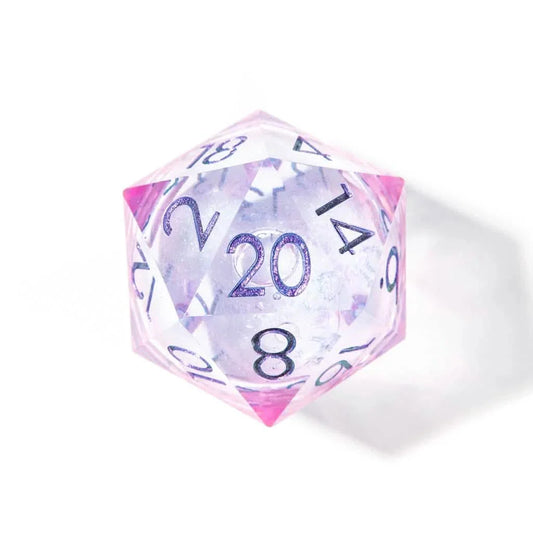 Seelie Fae | 50mm D20 | Oversized Liquid Core Dice | Single Dice