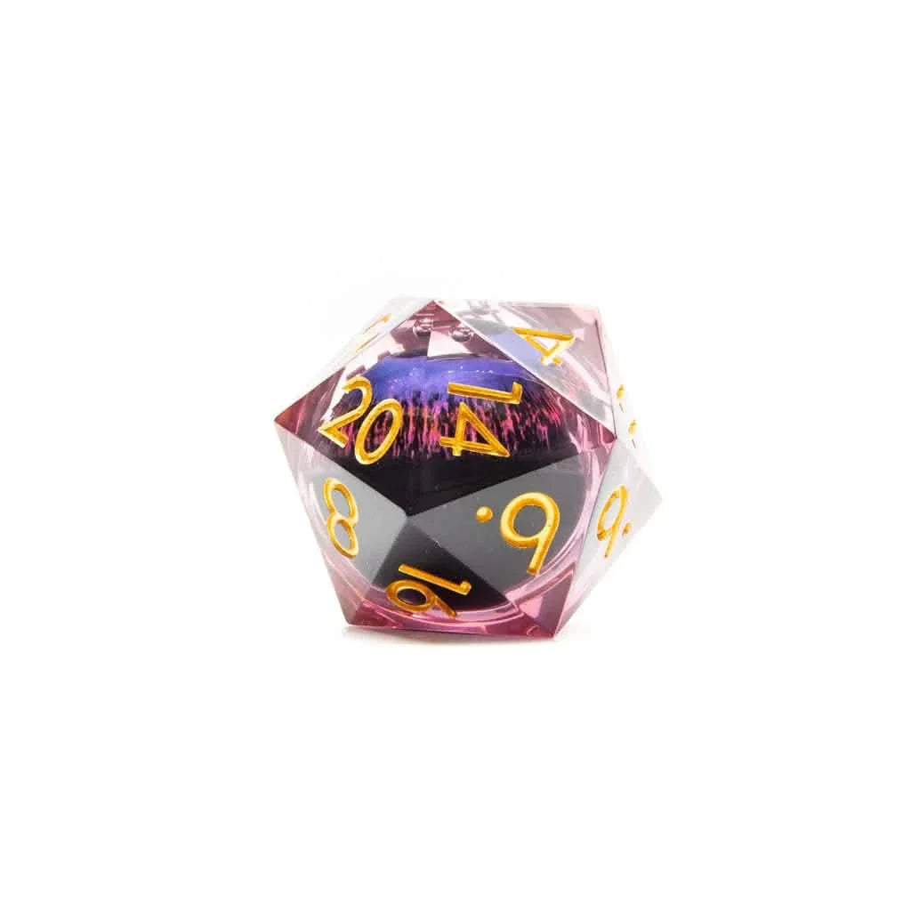 Eye of Fury | 33mm D20 | Oversized Liquid Core Dice | Single Dice