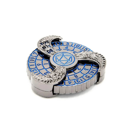 Prophecy Wheel | DND Dice Spinner | Black & Blue