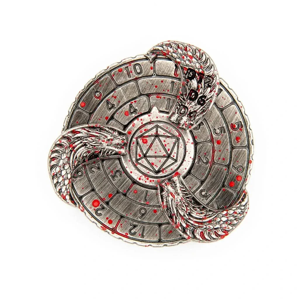 Prophecy Wheel | Dice Spinner | Blood Spatter