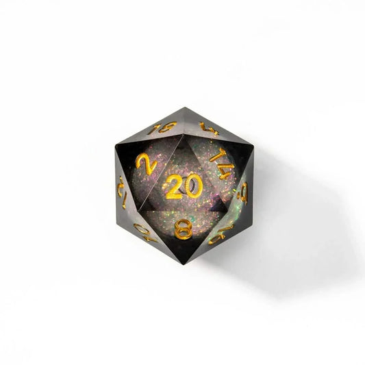 Arcane Cosmos | 33mm D20 | Oversized Liquid Core Dice | Single Dice