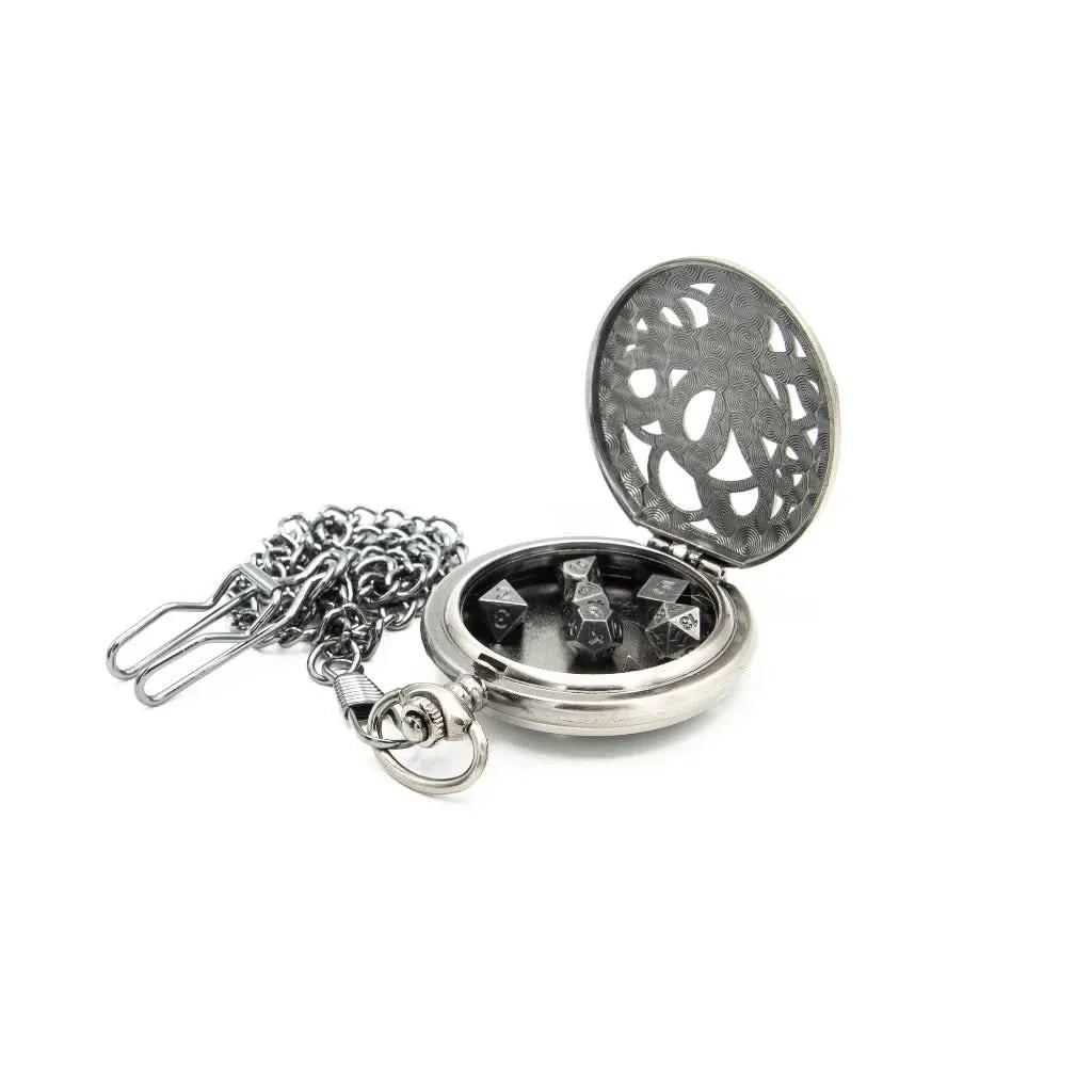 Kraken's Keepsake | Pocket Watch Case | Ancient Silver