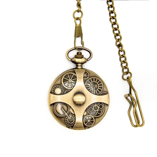Warden's Chronolock | Pocket Watch Dice Case | Mini Dice | Pocket Watch Case