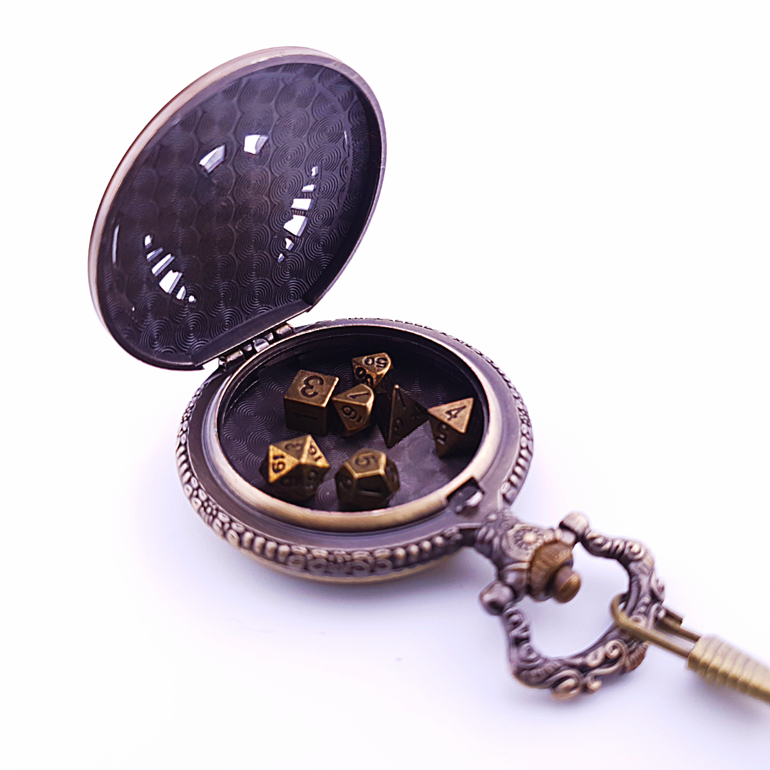 Celestial Champion | Pocket Watch Case | Ancient Gold