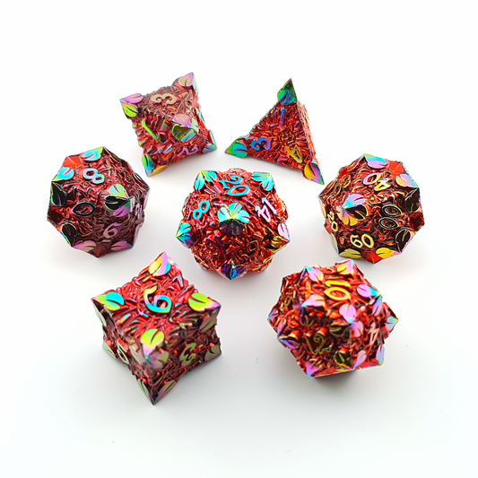 Arcane Arbor | Solid Metal Dice | 7 Piece Set