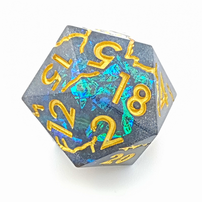 Arcane Majesty | Sharp Edge Dice | Resin | 7 Piece Set