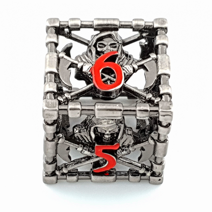 Death's Whisper | Metal Dice | 7 Piece Set