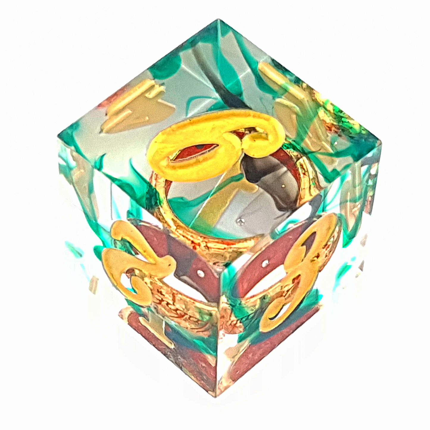 Ring of Envy | Sharp Edge Dice | Resin | 7 Piece Set