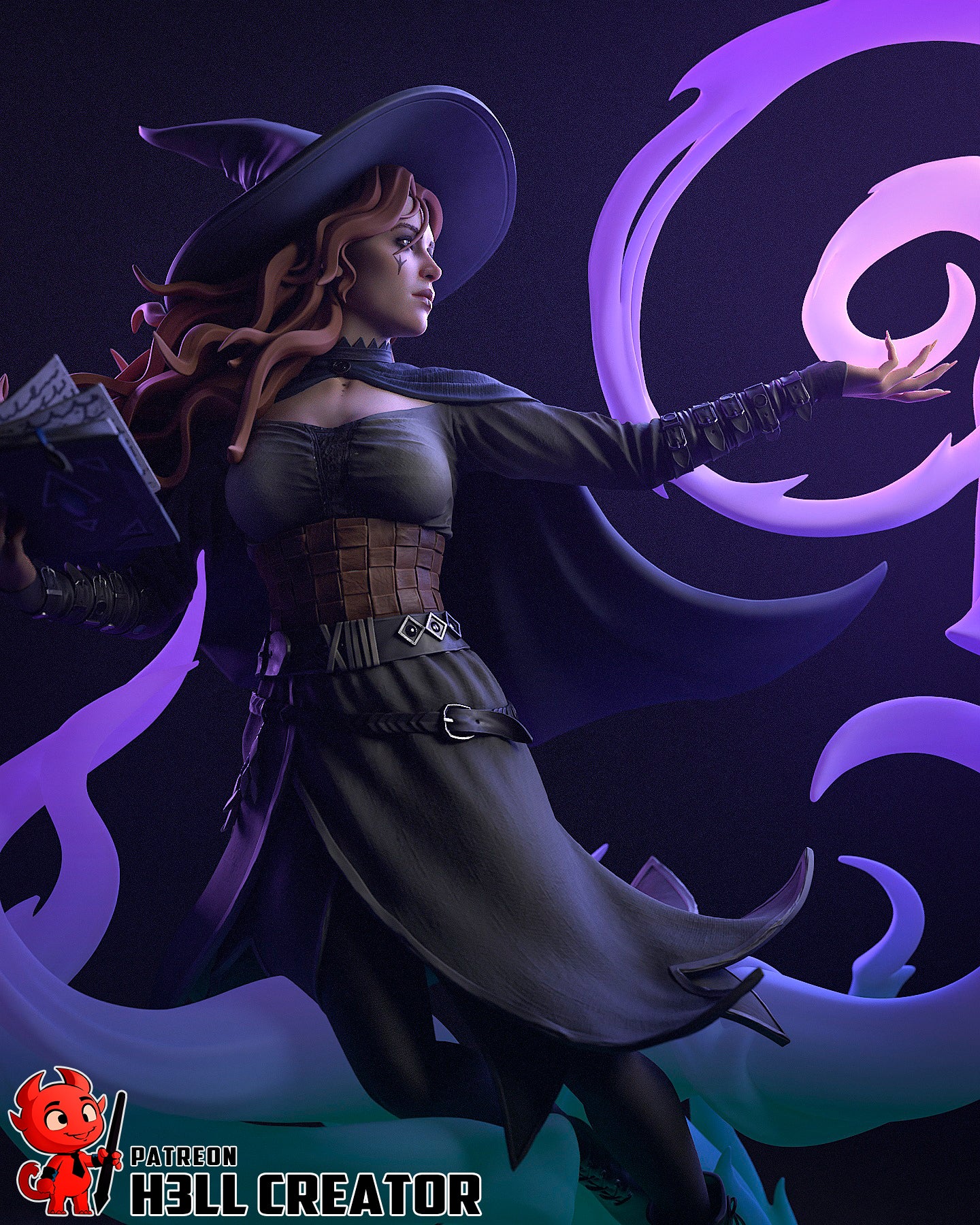 Tasha | 3D Printed Resin Model | Unpainted or Hand-Painted