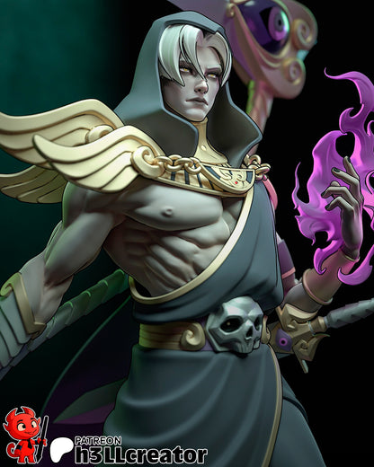 Thanatos | 3D Printed Resin Model | Unpainted or Hand-Painted