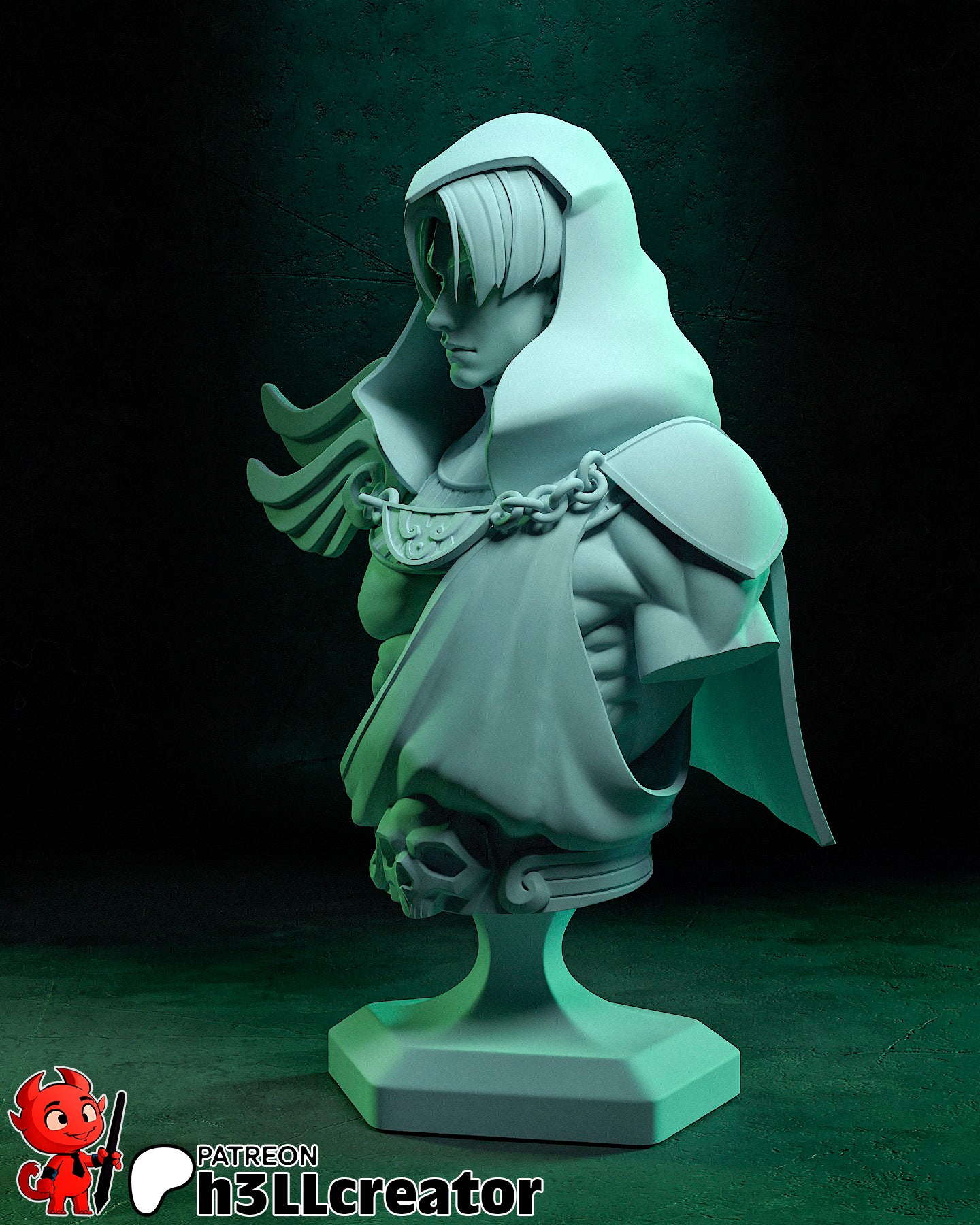 Thanatos | 3D Printed Resin Model | Unpainted or Hand-Painted