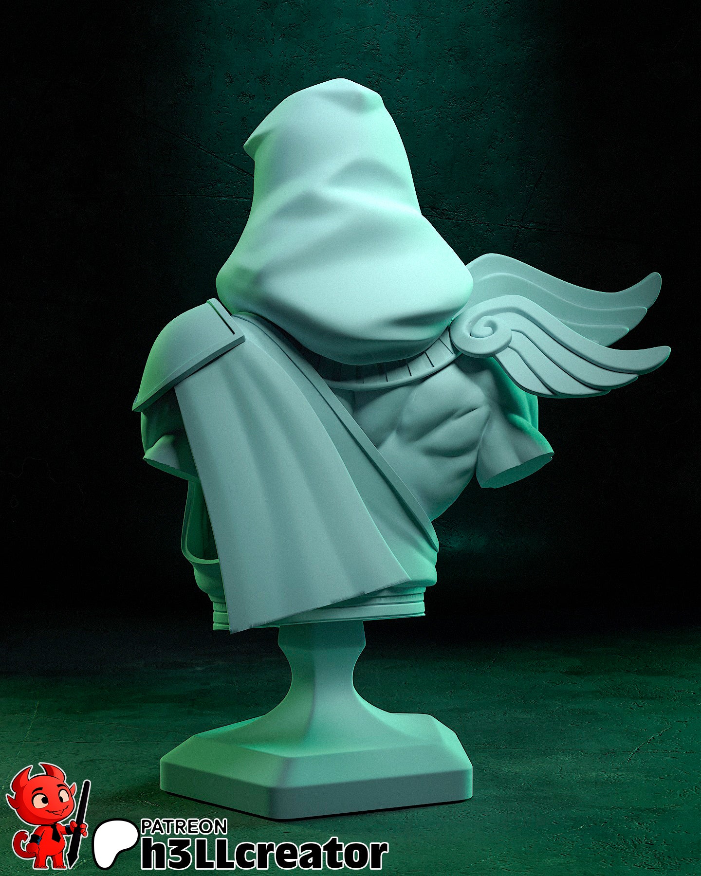 Thanatos | 3D Printed Resin Model | Unpainted or Hand-Painted