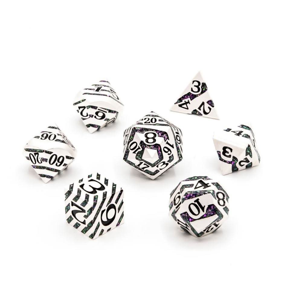 The Alchemist | Matt Silver | Metal Dice Set