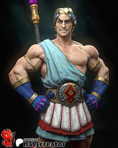 Theseus | 3D Printed Resin Model | Unpainted or Hand-Painted