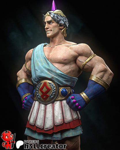 Theseus | 3D Printed Resin Model | Unpainted or Hand-Painted