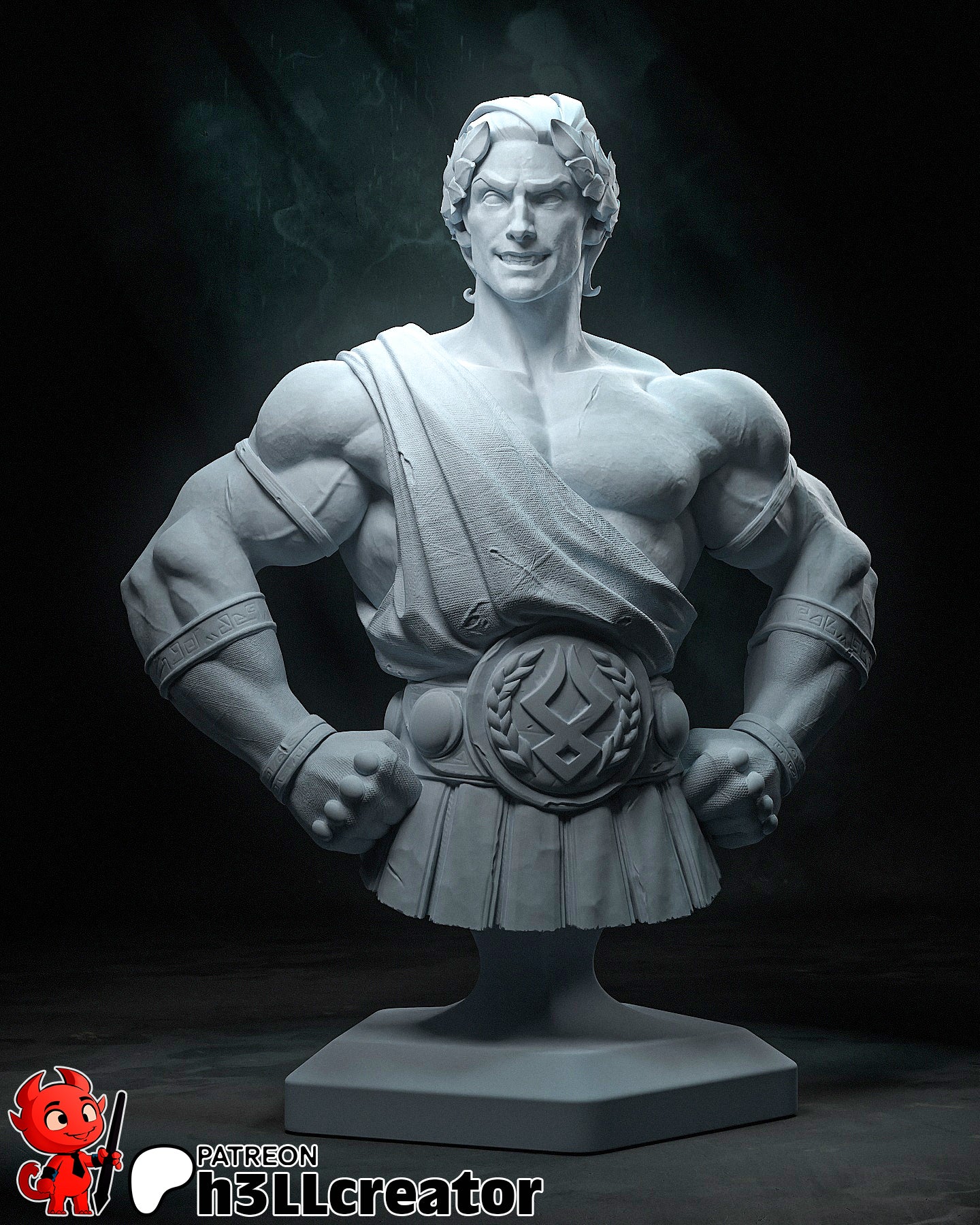 Theseus | 3D Printed Resin Model | Unpainted or Hand-Painted
