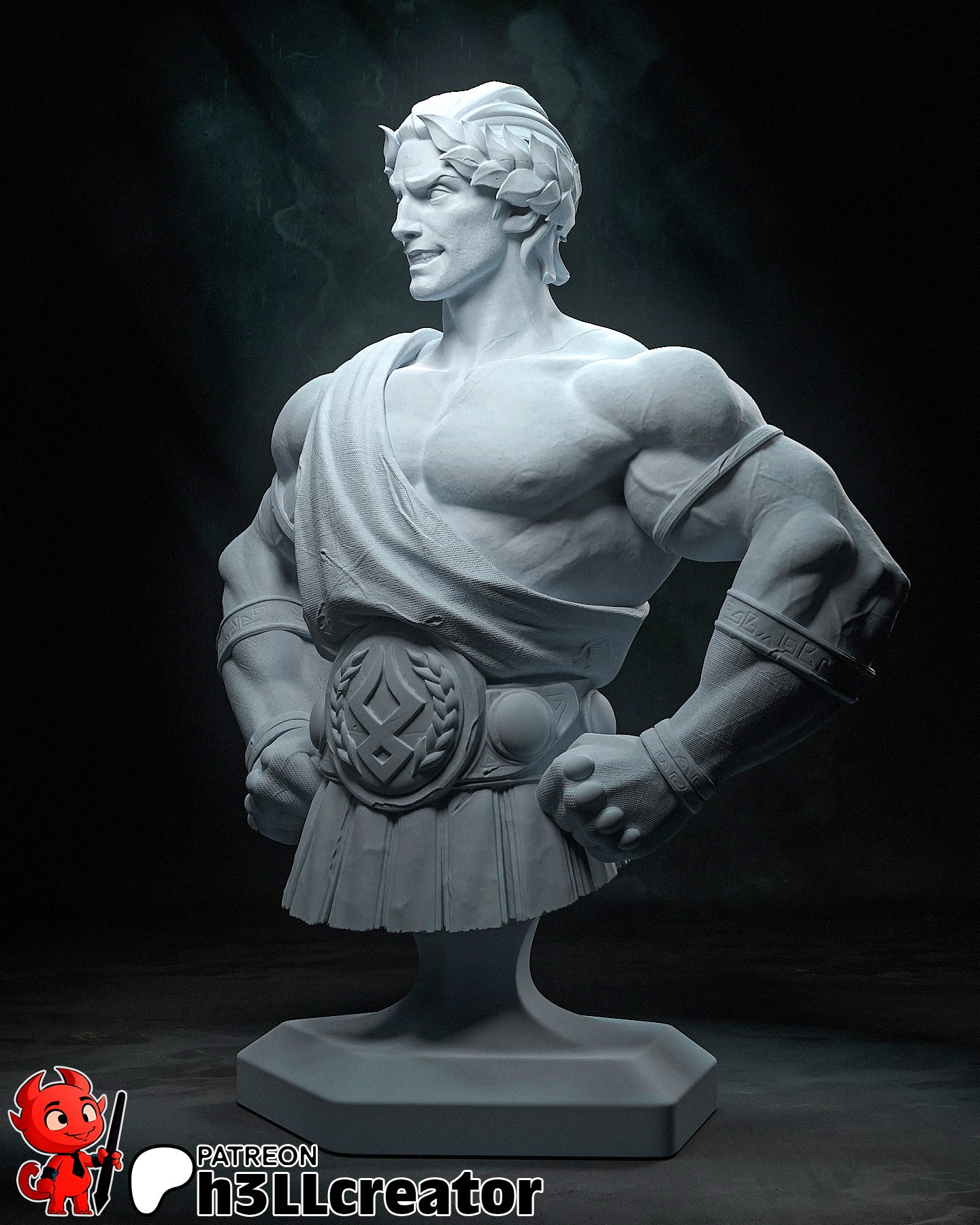 Theseus | 3D Printed Resin Model | Unpainted or Hand-Painted