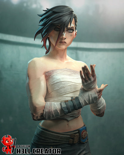 Vi - Arena Fighter | 3D Printed Resin Model | Unpainted or Hand-Painted