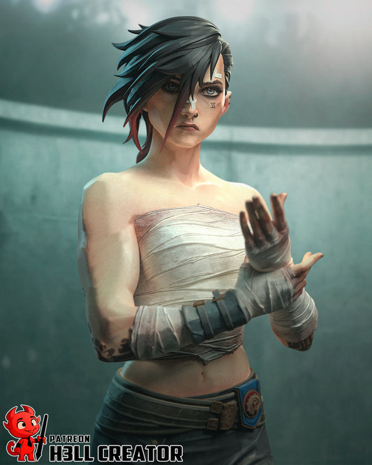 Vi - Arena Fighter | 3D Printed Resin Model | Unpainted or Hand-Painted