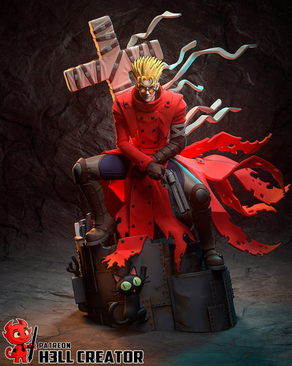 Vash | 3D Printed Resin Model | Unpainted or Hand-Painted