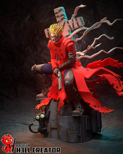 Vash | 3D Printed Resin Model | Unpainted or Hand-Painted