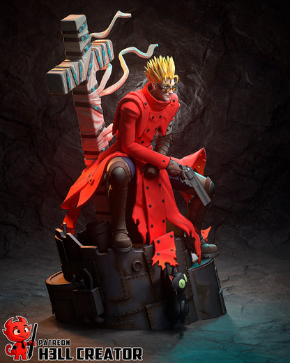 Vash | 3D Printed Resin Model | Unpainted or Hand-Painted