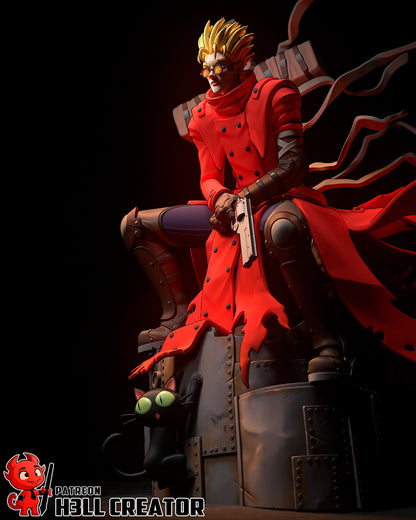 Vash | 3D Printed Resin Model | Unpainted or Hand-Painted