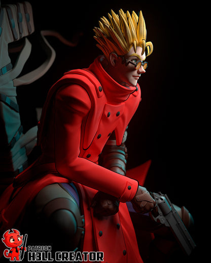 Vash | 3D Printed Resin Model | Unpainted or Hand-Painted