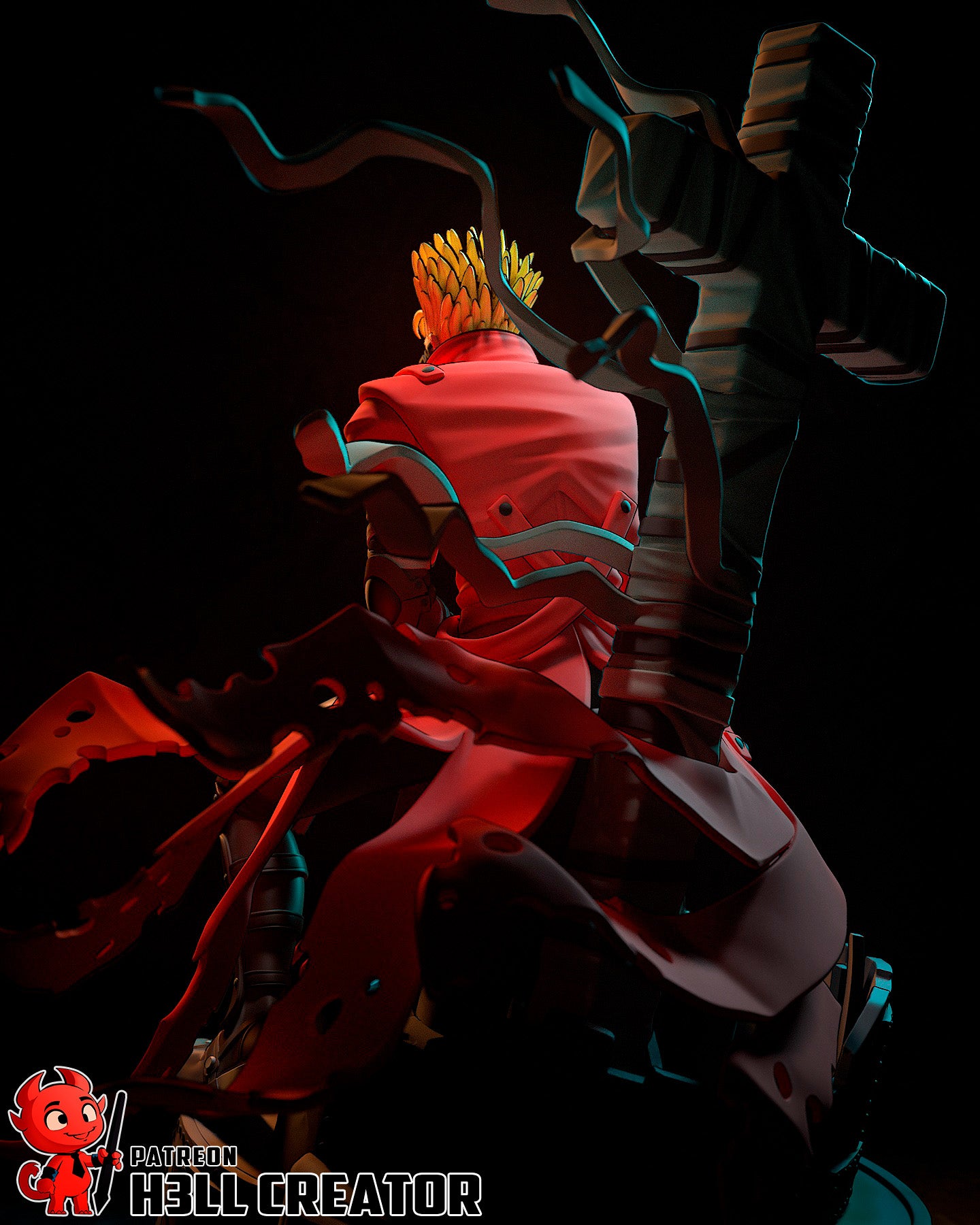 Vash | 3D Printed Resin Model | Unpainted or Hand-Painted