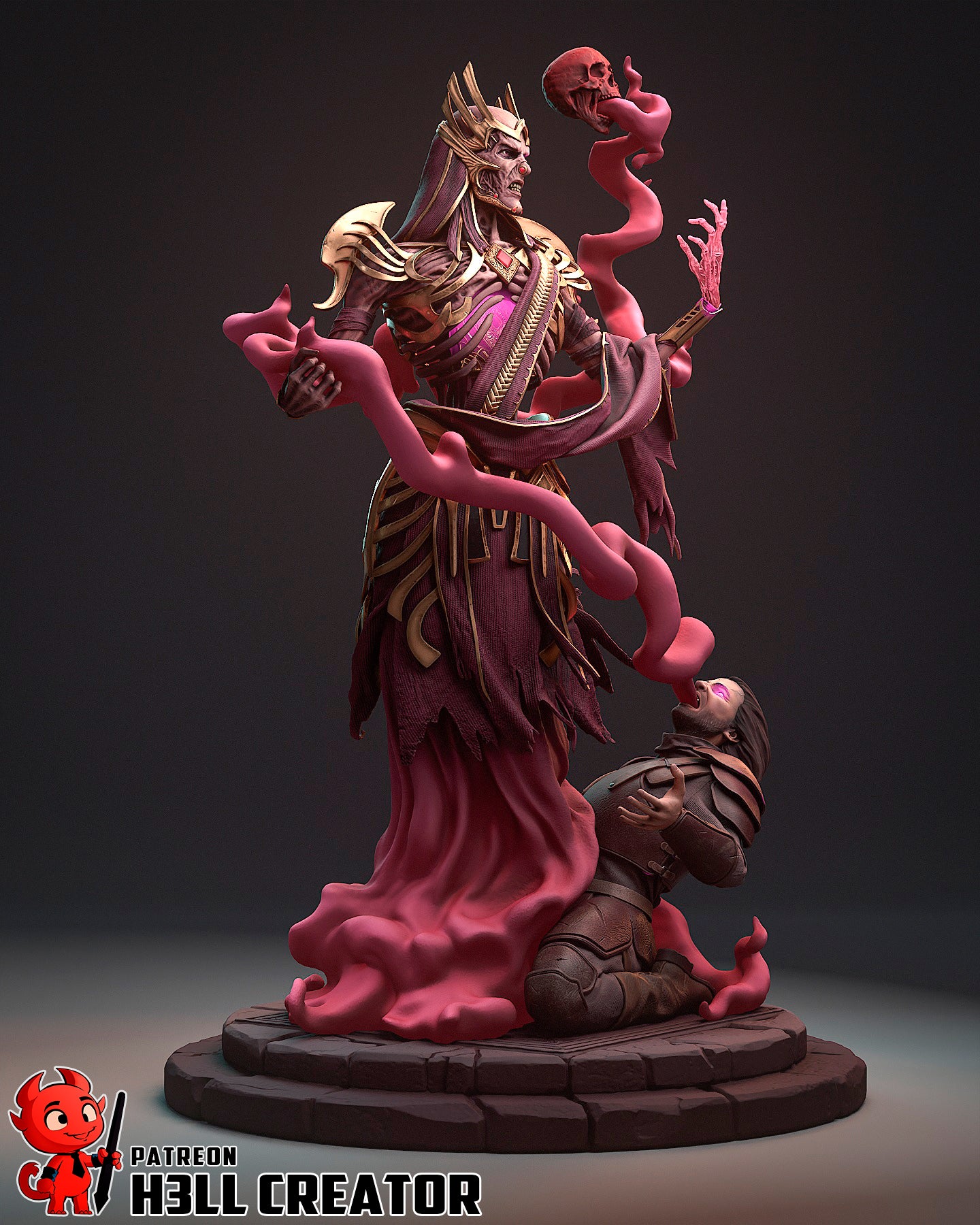 Vecna | 3D Printed Resin Model | Unpainted or Hand-Painted