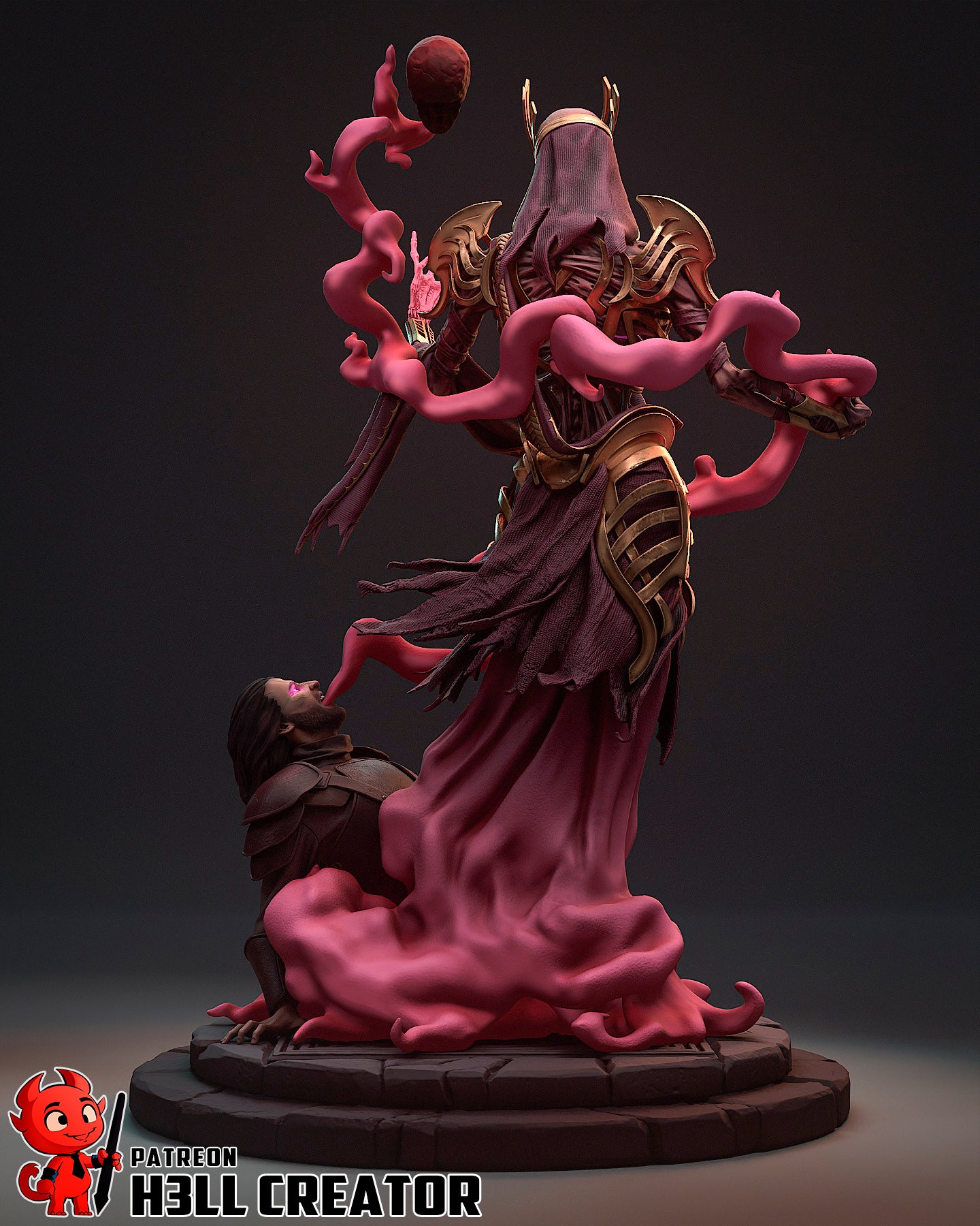 Vecna | 3D Printed Resin Model | Unpainted or Hand-Painted
