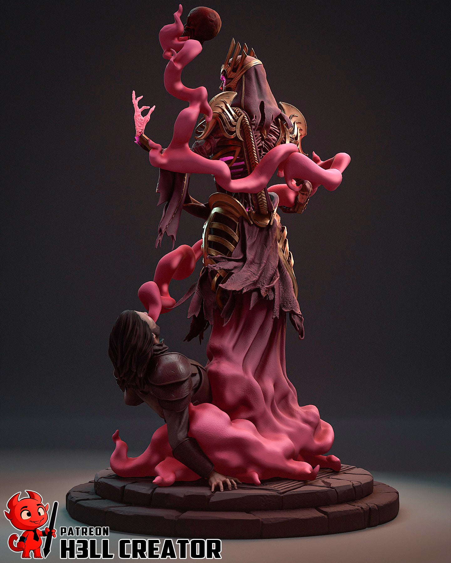 Vecna | 3D Printed Resin Model | Unpainted or Hand-Painted