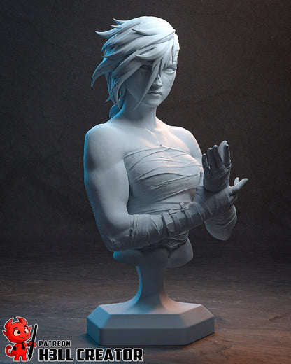 Vi - Arena Fighter | 3D Printed Resin Model | Unpainted or Hand-Painted