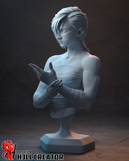 Vi - Arena Fighter | 3D Printed Resin Model | Unpainted or Hand-Painted