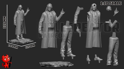 Victor Gideon | 3D Printed Resin Model | Unpainted or Hand-Painted