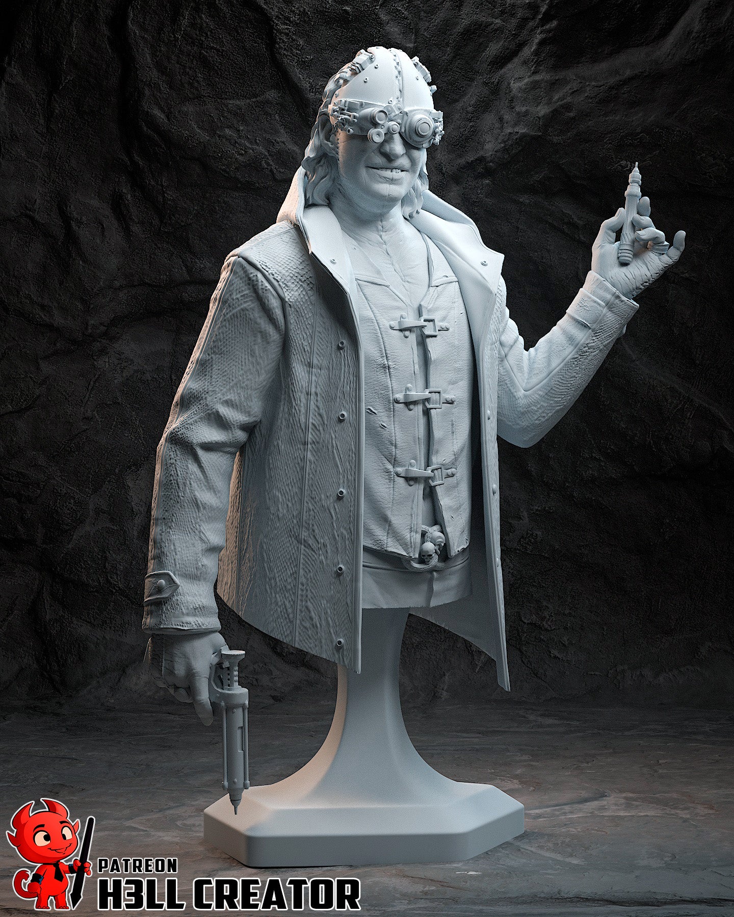 Victor Gideon | 3D Printed Resin Model | Unpainted or Hand-Painted