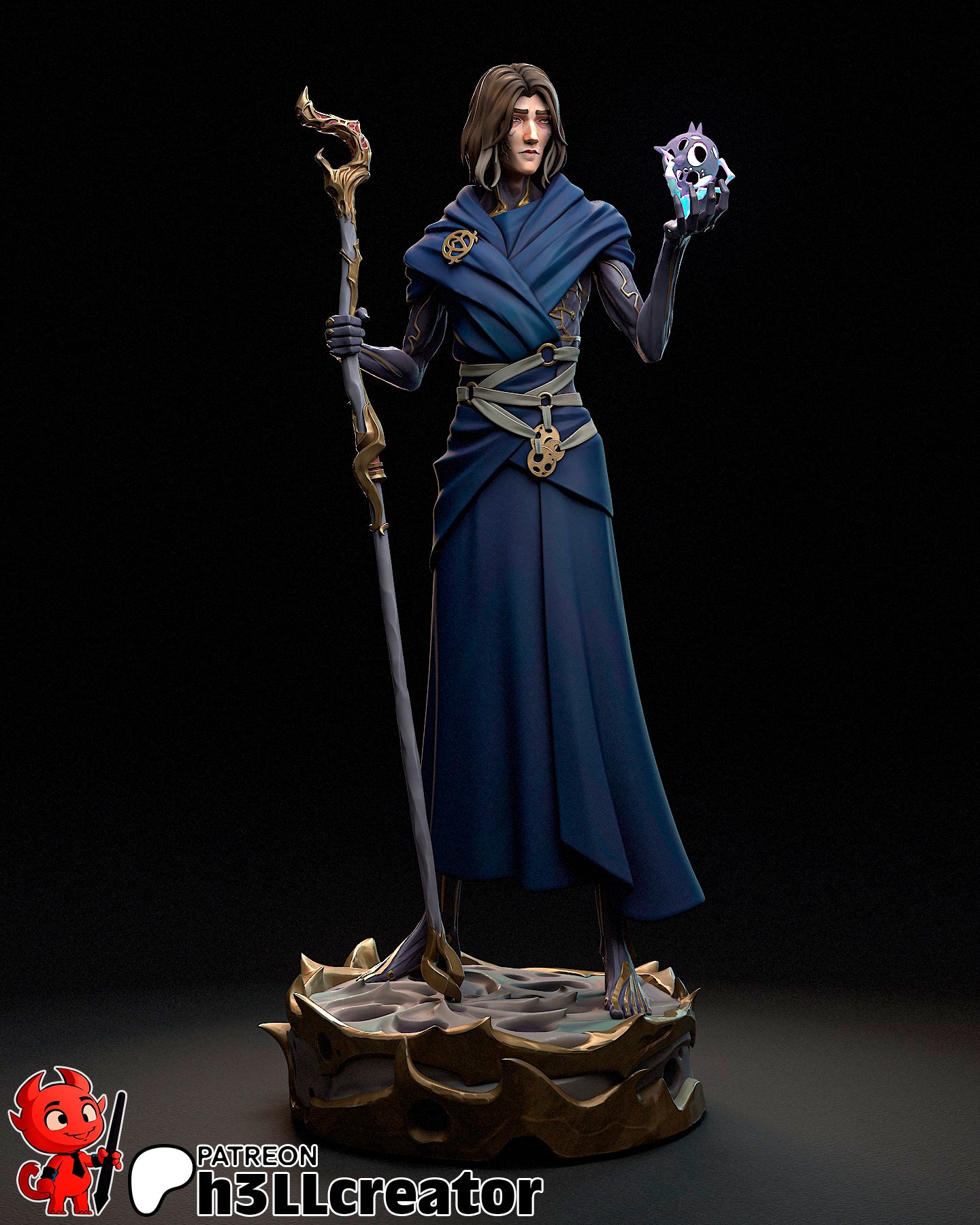 Viktor | 3D Printed Resin Model | Unpainted or Hand-Painted