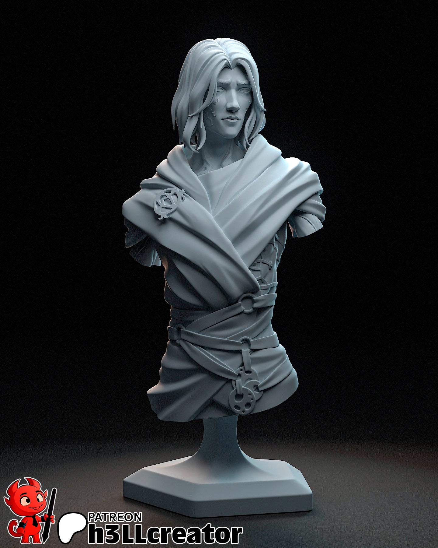 Viktor | 3D Printed Resin Model | Unpainted or Hand-Painted