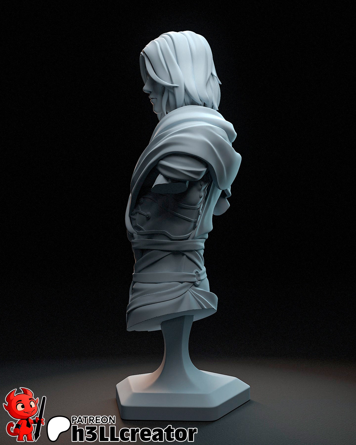 Viktor | 3D Printed Resin Model | Unpainted or Hand-Painted
