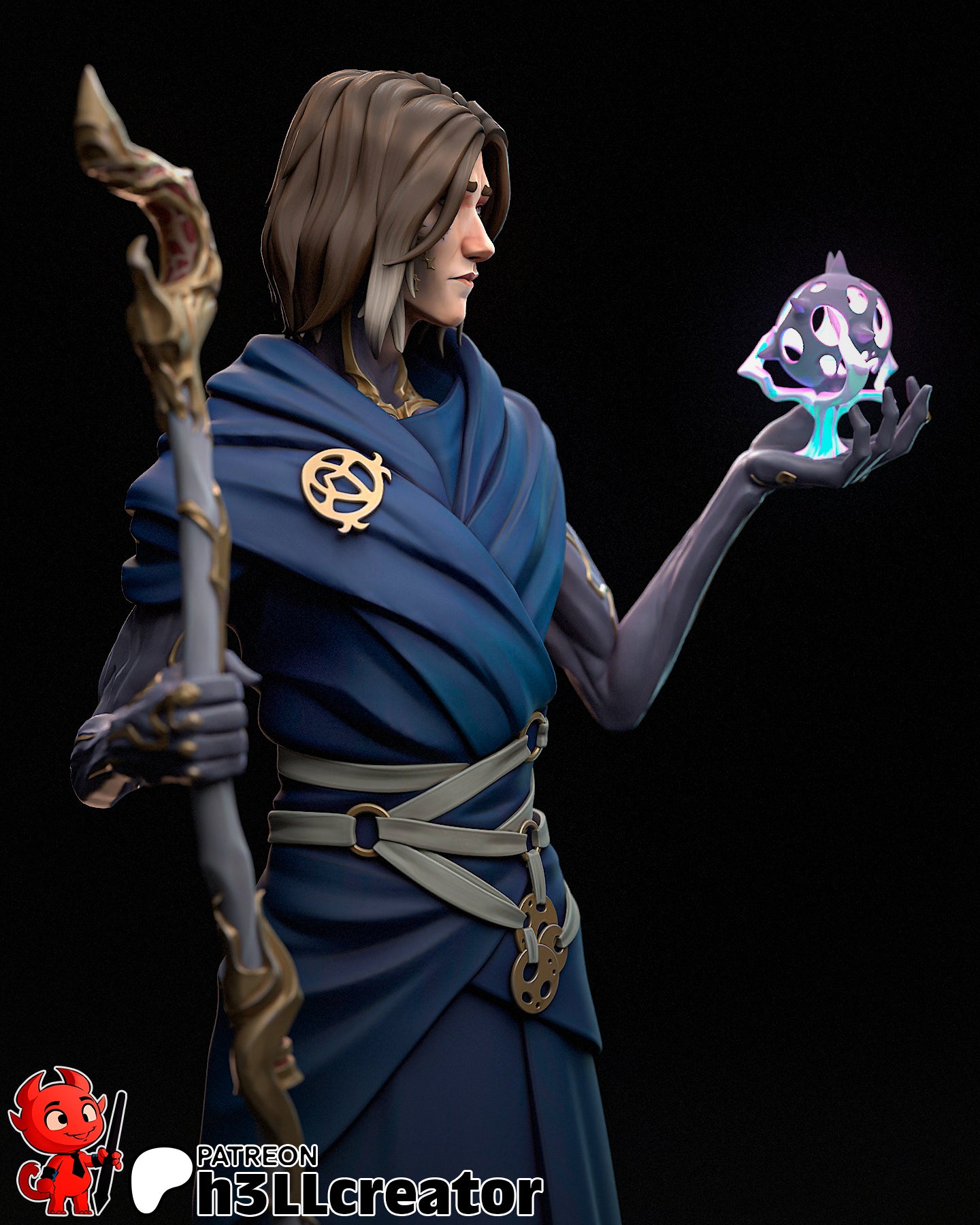 Viktor | 3D Printed Resin Model | Unpainted or Hand-Painted