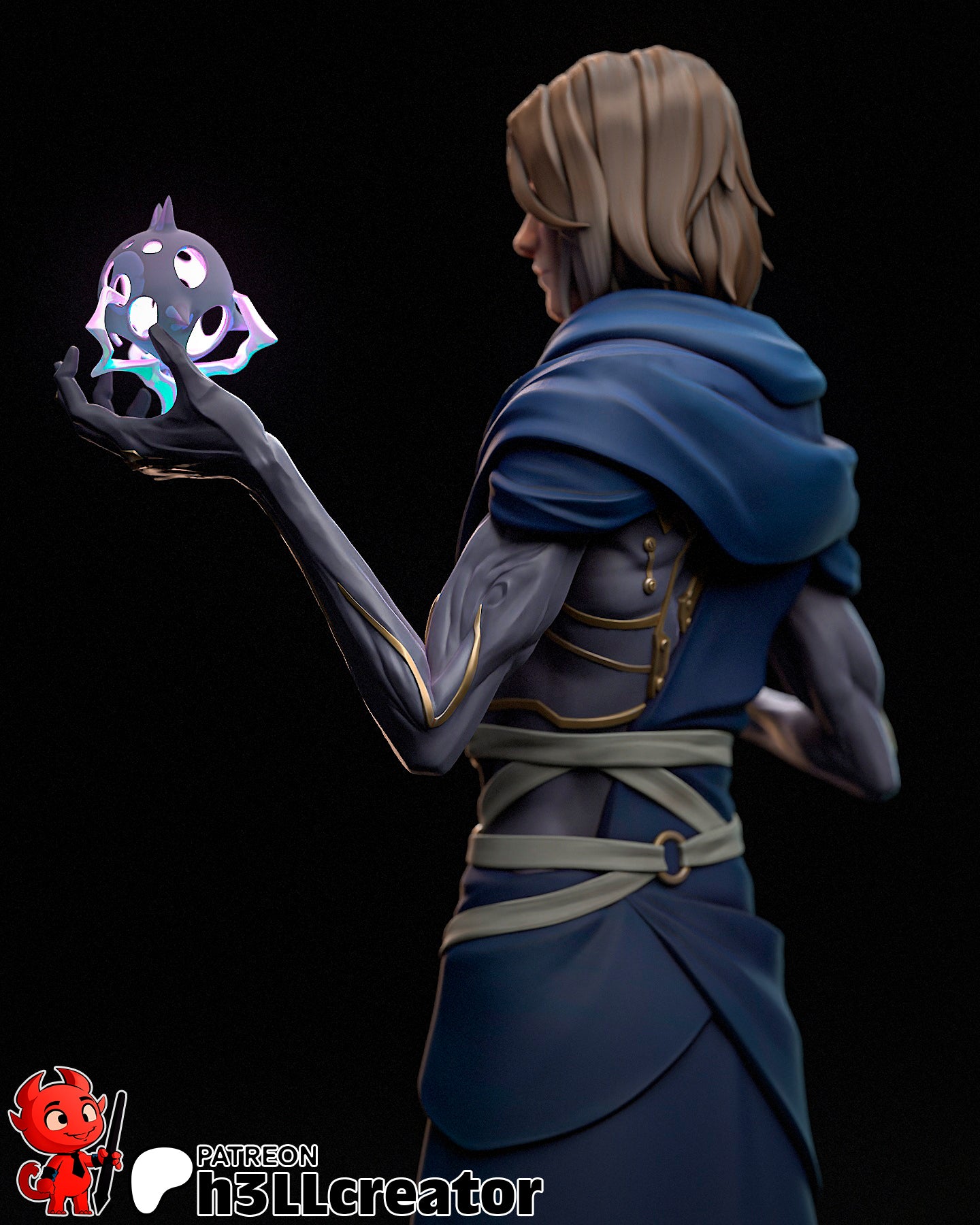 Viktor | 3D Printed Resin Model | Unpainted or Hand-Painted